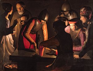 Peters förnekelse, 1650 av Georges de La Tour